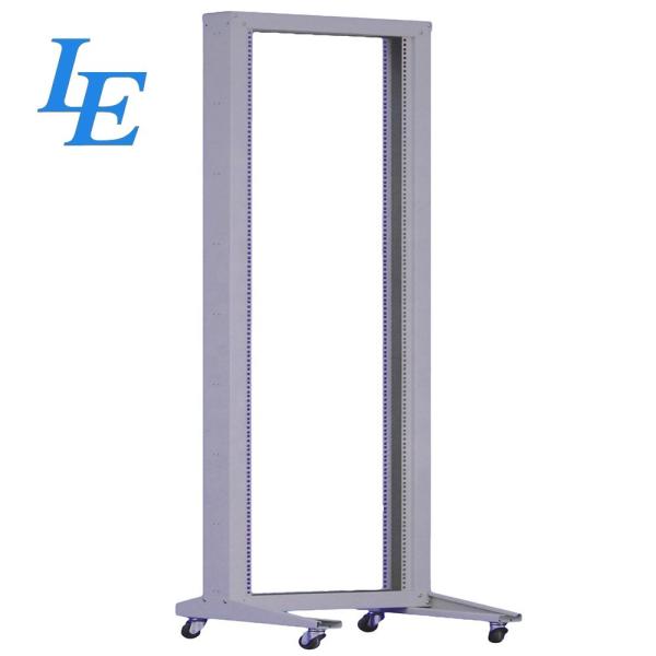 19 Inch Telecom 4 post open frame rack With Plinth