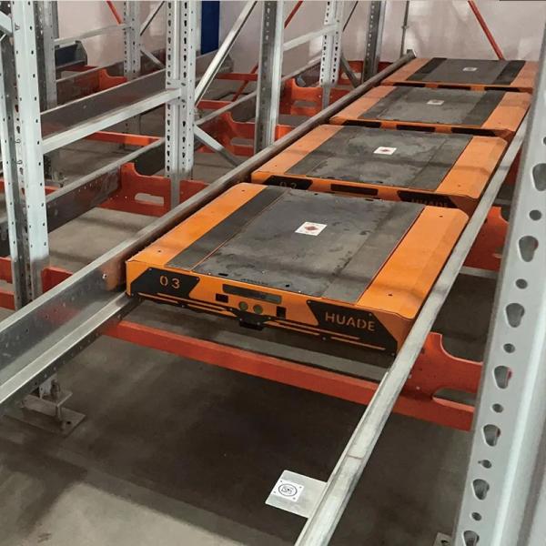 B45: Granary Grain Depot Four Way Radio Shuttle Racking ASRS pallet runner rack system 4 Way Radio Shuttle Racking