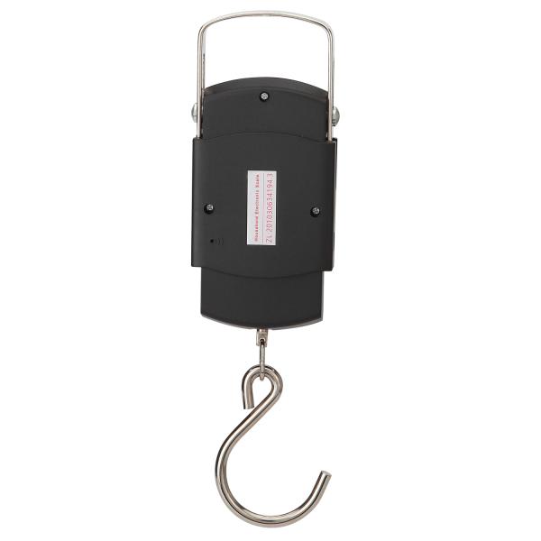 Customized Support 50kg Digital Fishing Scale for Luggage and Fishing Weighing in Black