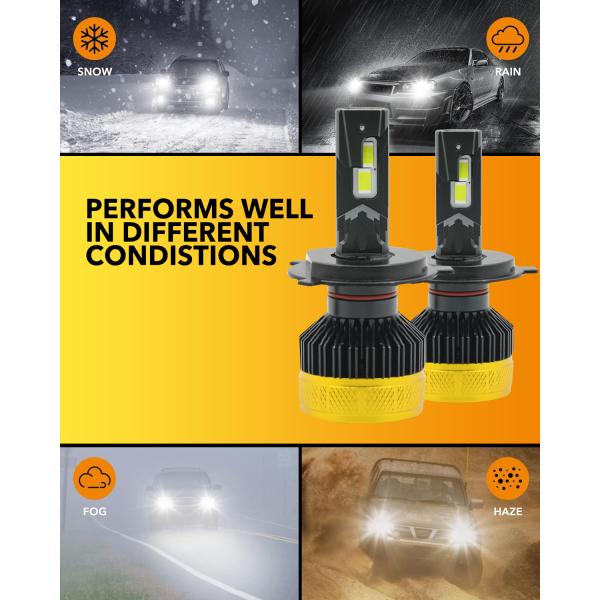 120W H4 H11 9006 Universal Car 9005 Headlight Bulb Accessories