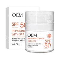 Protección UV Crema solar SPF 50 Crema facial Crema solar diaria Hidratante ODM
