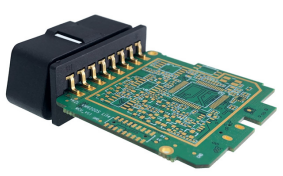 OBDII PCB Diagnostic Tool with Temperature Range -20-80C OBD II 2 Pin Connector Male Black Plug and OBD2 Connector Housing