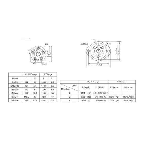 Omm8 - ³ орбитали 8.2cm мотора 151g0049 Sauer Danfoss гидравлическое