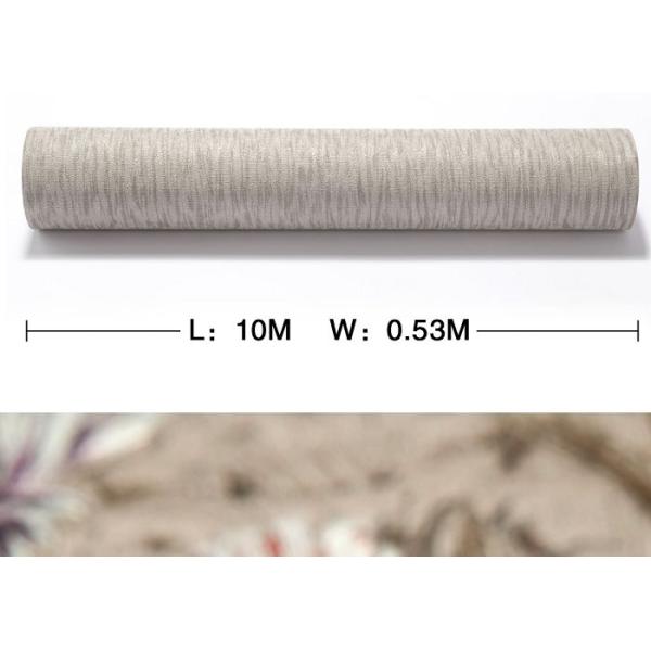 0.53*10M Washable Embossed Vinyl Wallpaper for Home Decoration