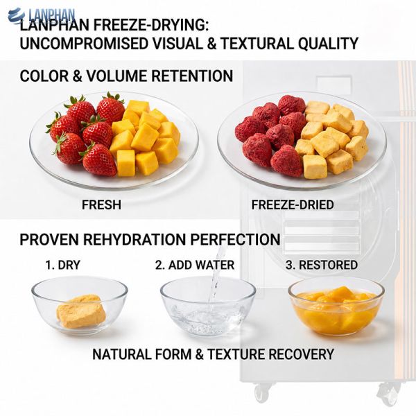 Compact 0.5m2 Vacuum Freeze Dryer with 4-6KG Input Capacity and Food-grade Stainless Steel for Small Batch Production