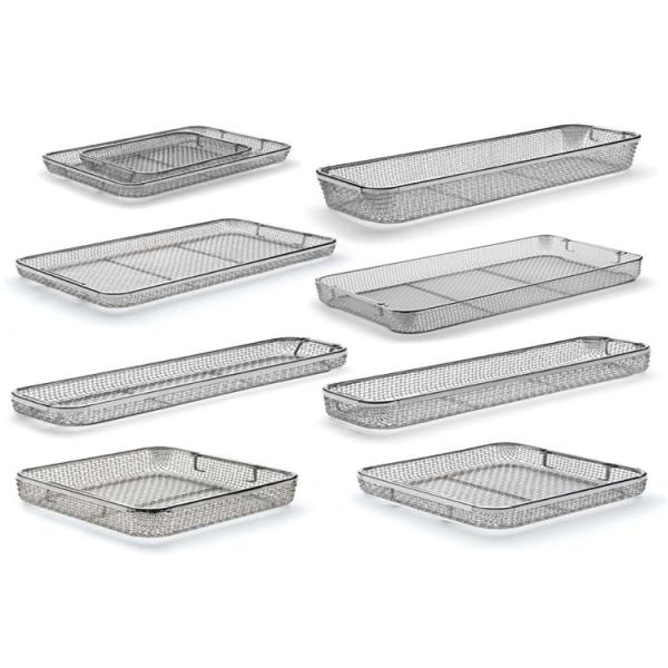 Various Metal Storage Metal Baskets Multiple Disinfection Customized Design