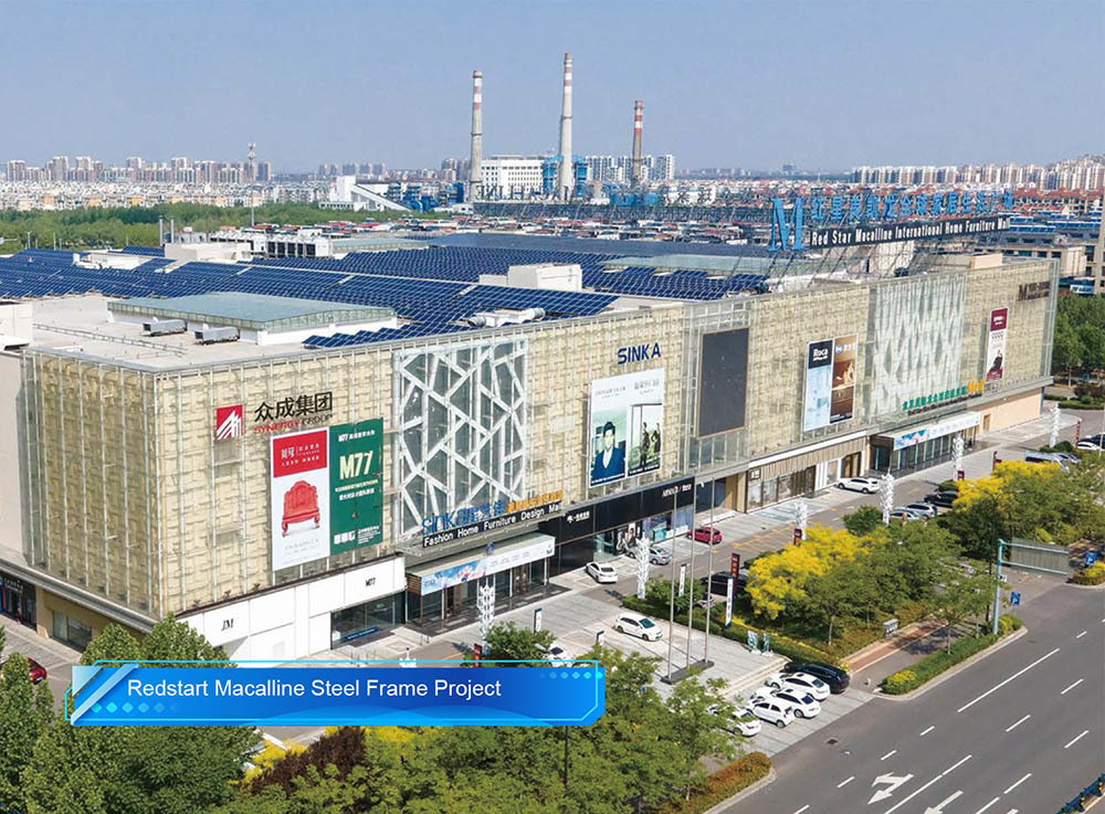 Bespoke Design Steel Frame Commercial Building Flexible Dimension for Retail Supermarket