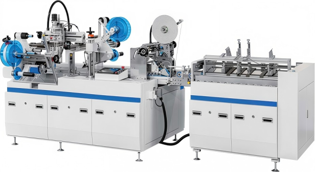 LY 600SFT 3 Multi-function Double Sided Tape Application Machine For Folding Boxes
