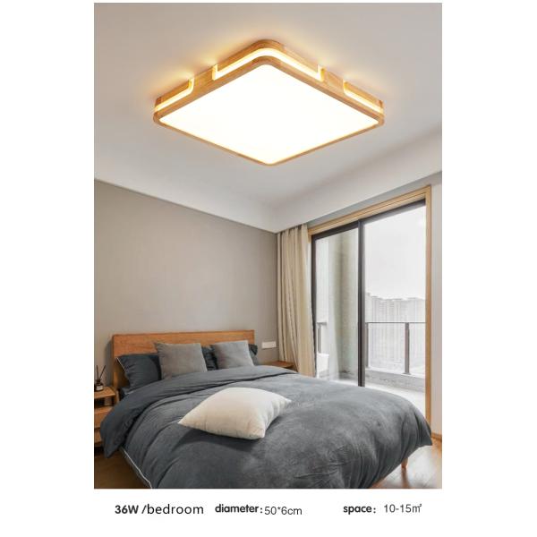 Wood Led Ceiling Lights For Living Room Bedroom Kitchen Ceiling Lamp(WH-WA-59)