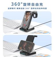S90 Folding Wireless Fast Charger Apple And Samsung Charger Multi-functional Charging  Stand 