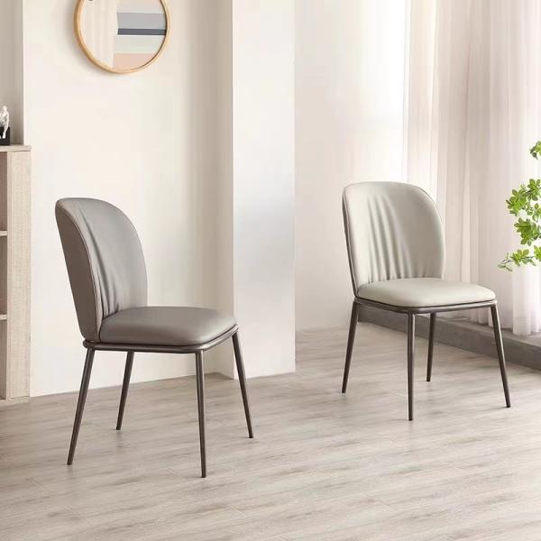 Sillones elegantes de estilo italiano Muebles de casa de acero inoxidable