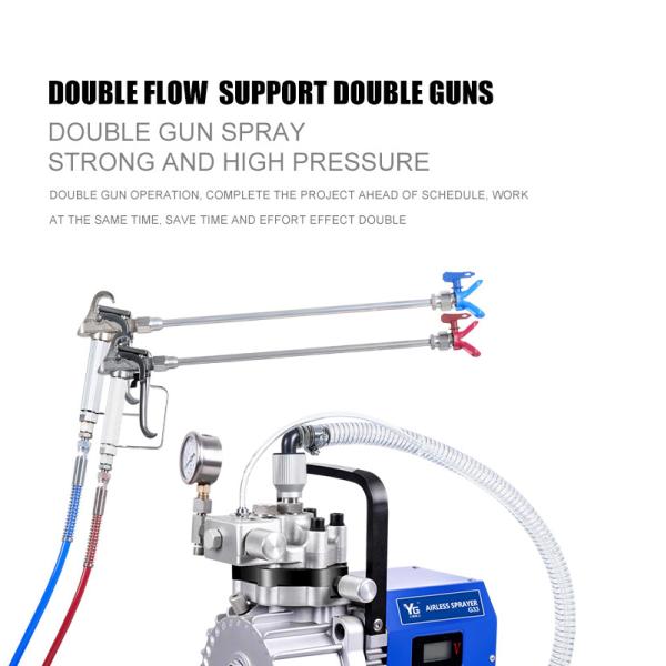 portable Airless Handheld Electric Paint Sprayer For Home Use High Pressure 22Mpa