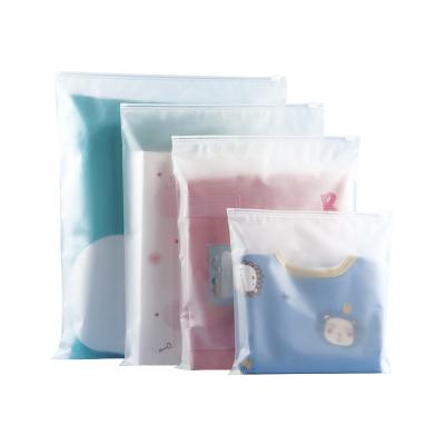 Material espessado Sacos de fecho congelados com logotipo impermeável fácil de abrir / fechar