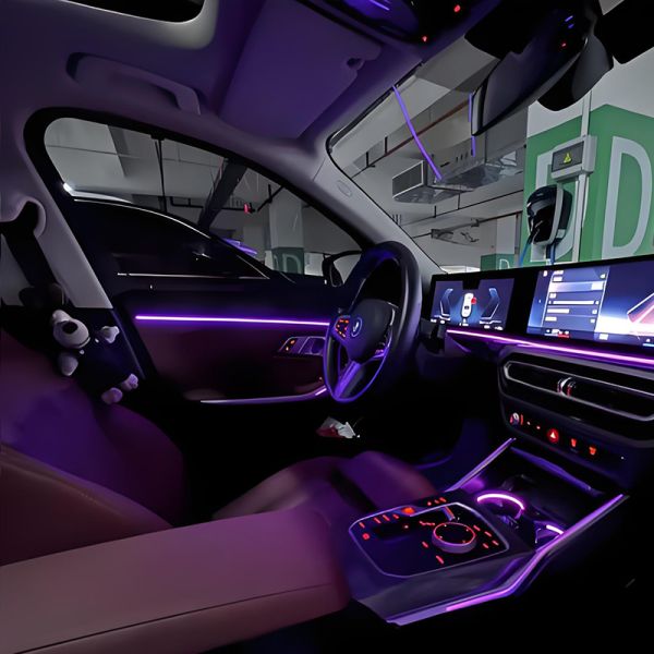 BMW G20 G05 G06 G07 Factory Integrated RGB LED Strip Kit with Multi-Color Lighting Effects and Plug and Play Installation