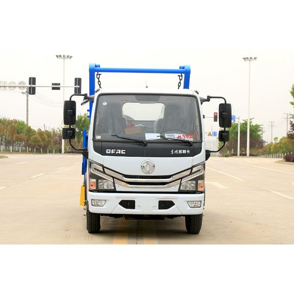 Swing Arm Waste Collection Truck With 4-Cubic Meter Garbage Container