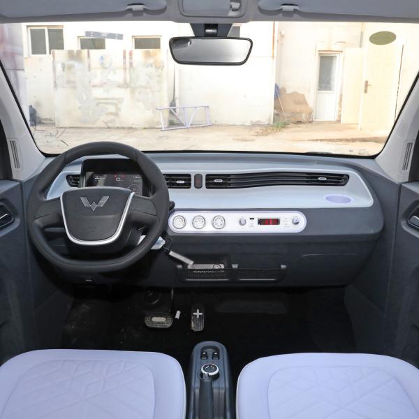 Gray Color Mini EV Cars Wuling Hongguang MINI EV Panoramic Sunroof