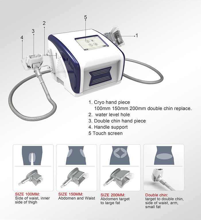 Машина RHOSE мини 10 Kpa Cryolipolysis жирная замерзая
