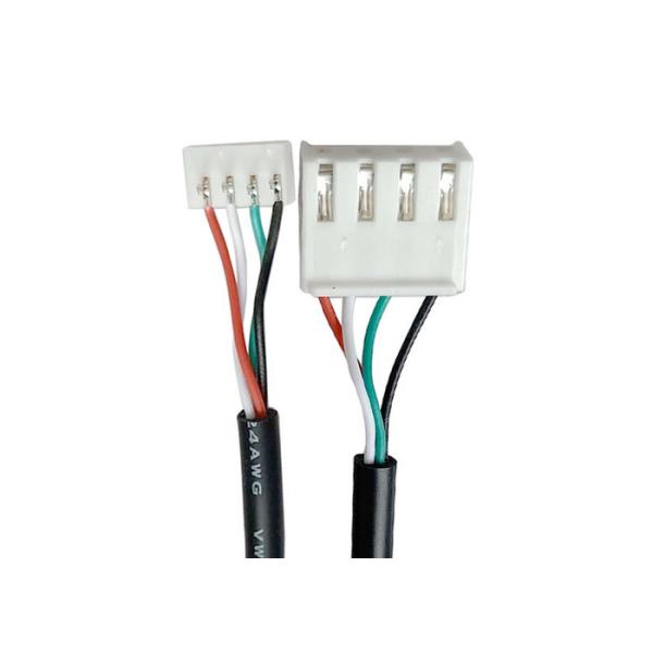 JST VHR-4N 3.96MM To JC25 2.54MM Male Connector OD4.5mm Custom Cable Assembly