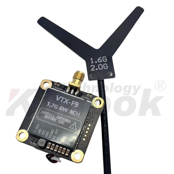 1.7G VTX 1.9G VTX 6W Wireless Video Transmitter 20km Long-distance Image Transmission