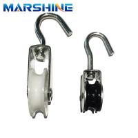 Hanging Hook Wire Exterior Electric Cable Guide Pulley Straight Line Cable Roller 2.5