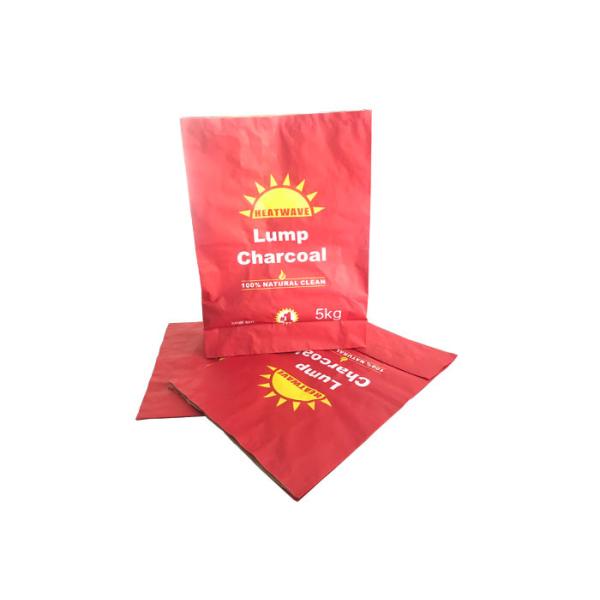 Multiwallの紙袋のバーベキュー5kgの木炭袋を包む木炭