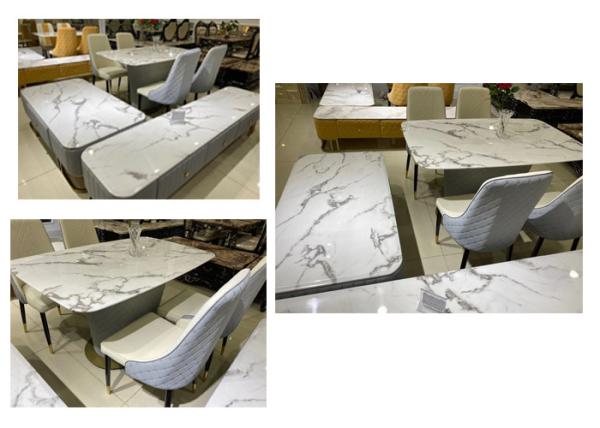 6 Pieces Oak Coffee Table Set High Cost Performance For House Decoration