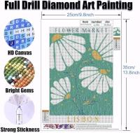 Des kits de peinture de fleurs diamantées personnalisés Des bricolages drôles pour enfants et adultes