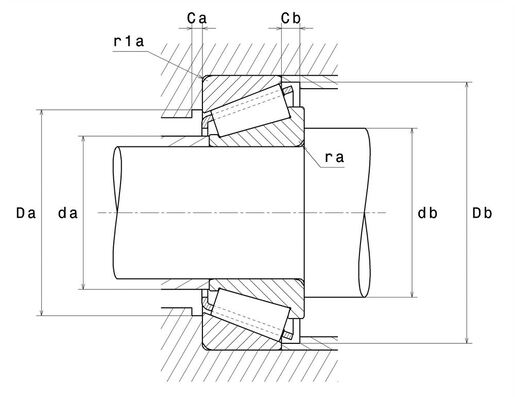 Single row 67390-67322 tapered roller bearing 67390/67322 roller bearing standard cage standard size