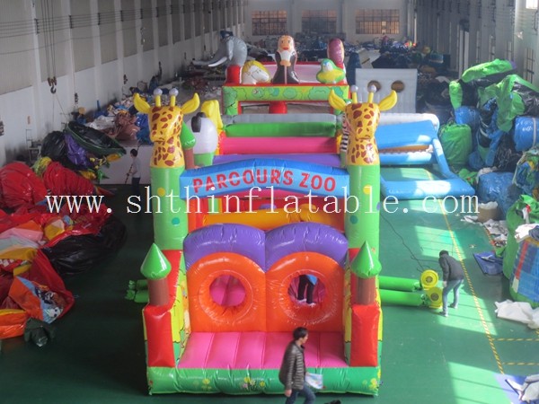 Adults and Kids Inflatable Obstacle Course Factory Supply Inflatable Obstacle Course for Sale