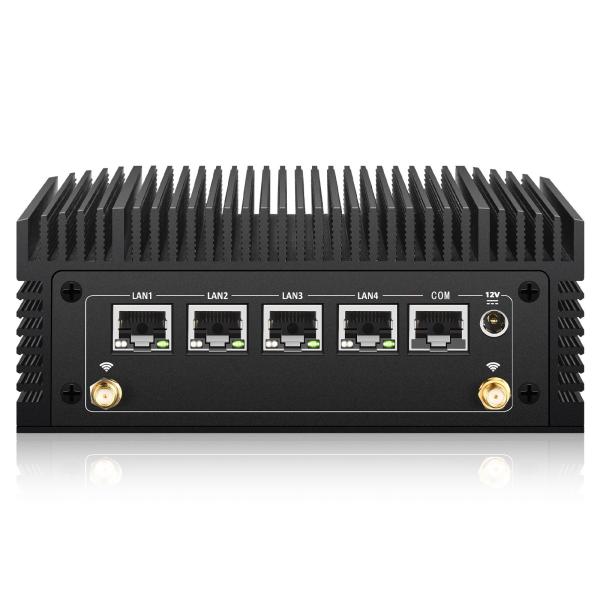 4 x LAN PC industrial POE IN Soft Router N95/N97/N100 sin ventilador 16 GB DDR5 512 GB SSD