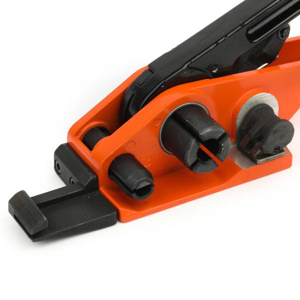 Manual PET Strapping Tensioner for 9-19mm Bands Orange JPQ19R