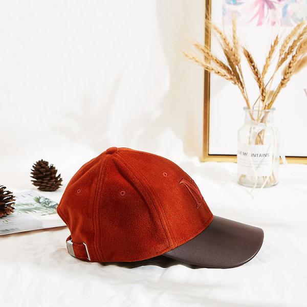 Custom Velvet Embroidered Baseball Caps With Debossed Metal Buckle
