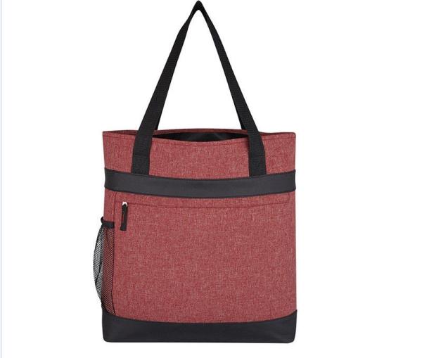 Custom Printed Reusable Shopping Bags 600D Poly Canvas Material Made