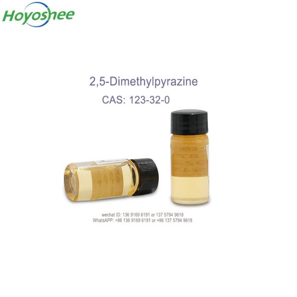 High Purity 2,5-Dimethyl Pyrazine with Roasty Nutty Aroma for Food Flavoring CAS 123-32-0
