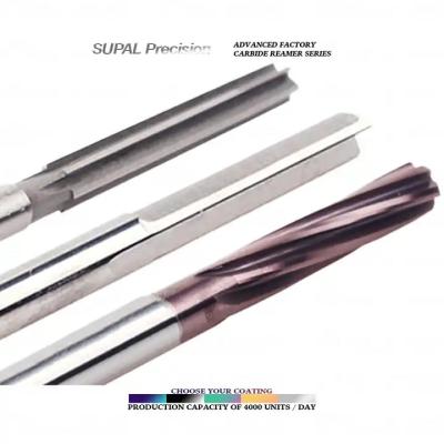 Precision Solid Carbide Reamers Shank Diameter 4 - 20mm Cutting Length 20 - 60mm