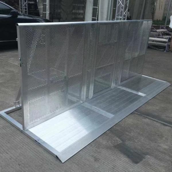 Outdoor Stage Barriers Aluminum Security For Large Scale Concert