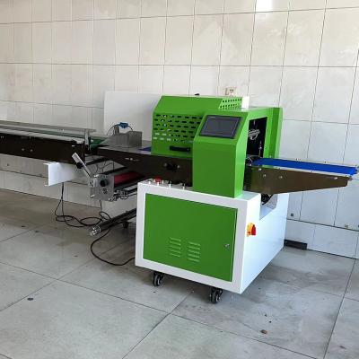 PLC Control Pillow Bag Packaging Machine Plastic Horizontal Pillow Packing Machine