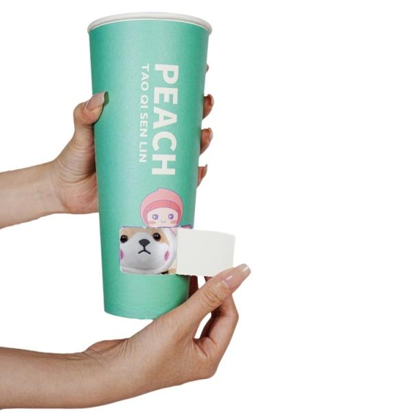 Customized Printing Eco-friendly Disposable Fast Food Surprise Mysterious Blind Box Large Paper Coffee Blind Box Milk Tea Cup