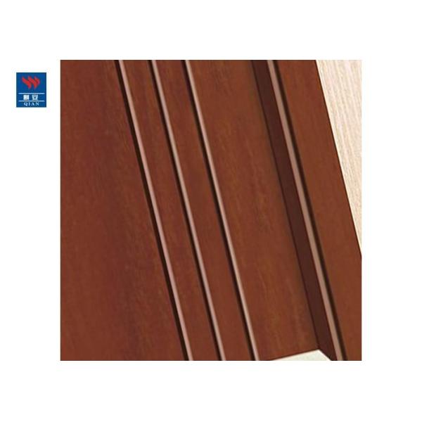 Exterior Solid Board Single Leaf Doors Design Fire Rated Wooden Door
