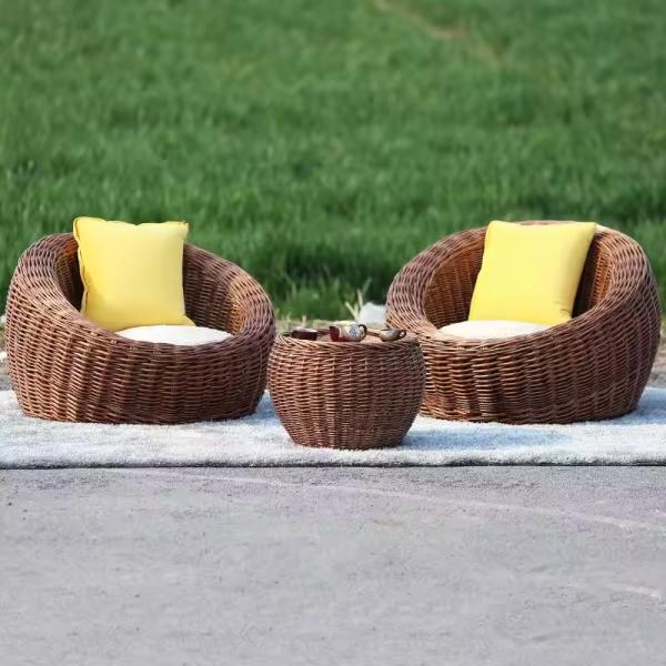 Orange Wicker Garden Chairs Leisure All Weather Wicker Chairs