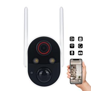 Antenna Solar Outdoor Waterproof Security Camera Wireless Rechargeable For