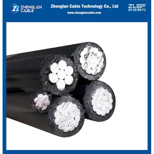 0.6/1kV Aerial Bundle Cable (ABC cable) AAC/XLPE+AAAC/XLPE 4x70+25mm2 NFC 33-209