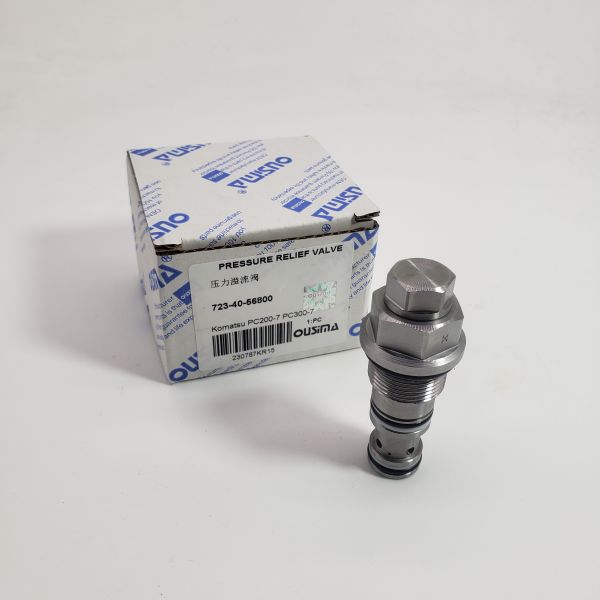 Excavator Pressure Relief Valve 723-40-56800 For KOMATSU PC200-7 PC300-7