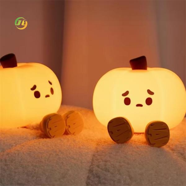 Современный подвесный светильник Милая и интересная Силиконовая тыквенная лампа для ресторана