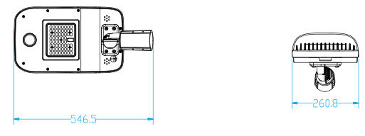 6000lm Super Bright Solar Powered Led Pole Lights For Road Driveway Parking Lots
