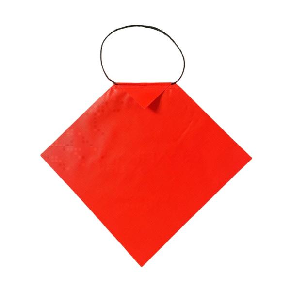 Cars Or Trucks Hanging PVC Warning Safety Flag With Square Shape