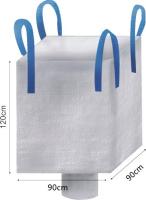 Heavy Duty Bulk PP Big Bag Top Open Dischange Spout Customized