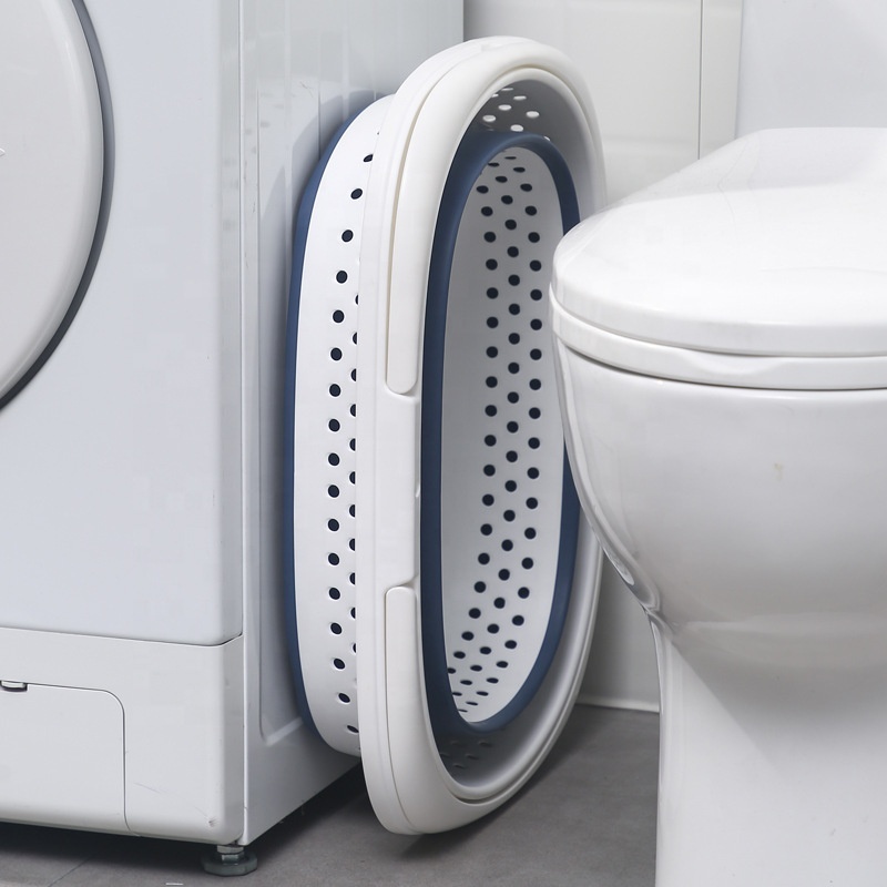 Large Capacity Foldable Household Laundry Storage Basket Bathroom Laundry Basket with Handle