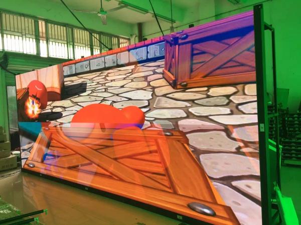 telas internas pequenas da propaganda de p1.5 RGB HD com material da liga de alumínio, 1,200Hz