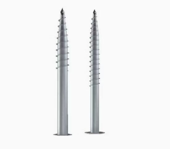 Helical Screw Piles Bolt Head Ground Anchor Spiral Ground Anchor Drill 